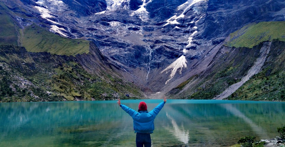 The Humantay Lake on the Salkantay Trek