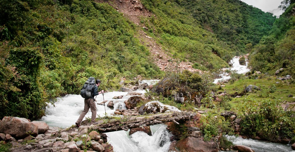 A full River on The Salkantay Trek