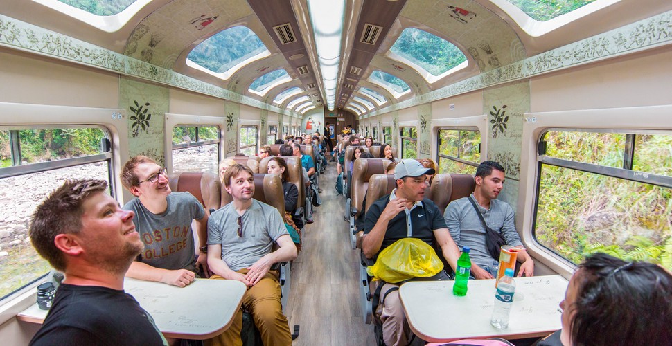 The Vistadome Train on your Machu Piccu Tour