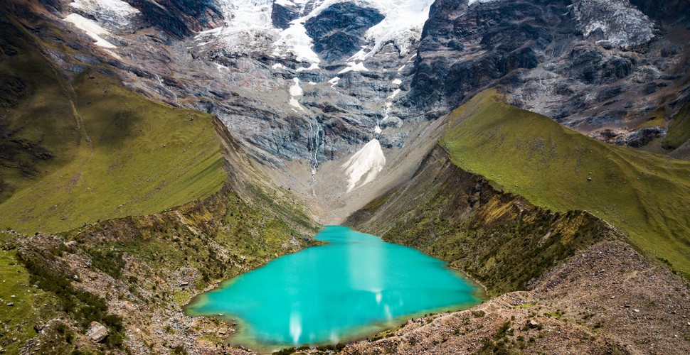 Huamntay Lake on The salkantay Trek