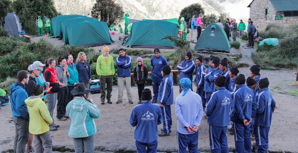 Inca Trail Porters on a Peru Tour Packages