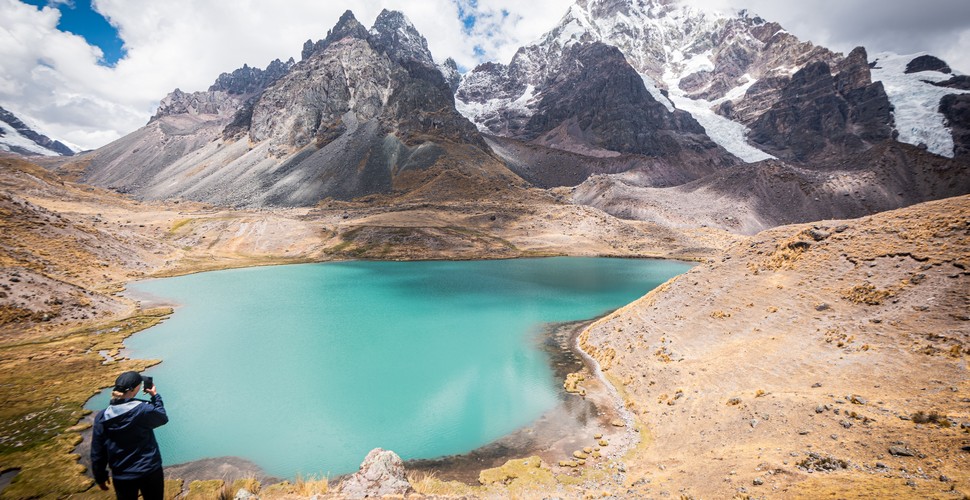 The Ausangate region has Rainbow Mountains, glacial lakes, and spectacular scenery around every corner!