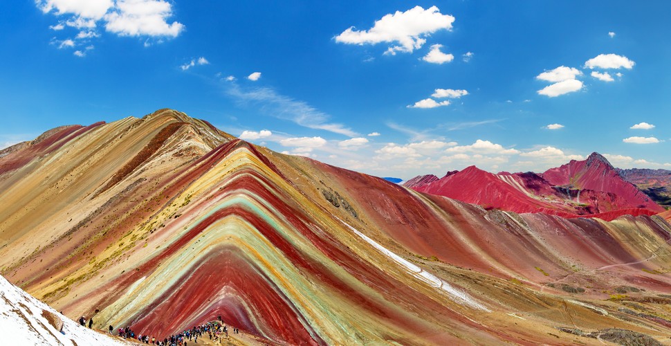 The Rainbow Mountain in all its glory!