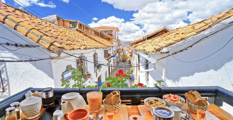 Breakfast in San Blas Cusco