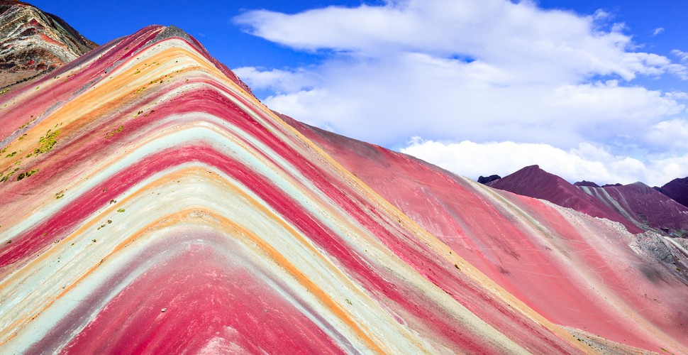 Clear Skies Make for A Brighter Rainbow mountain!