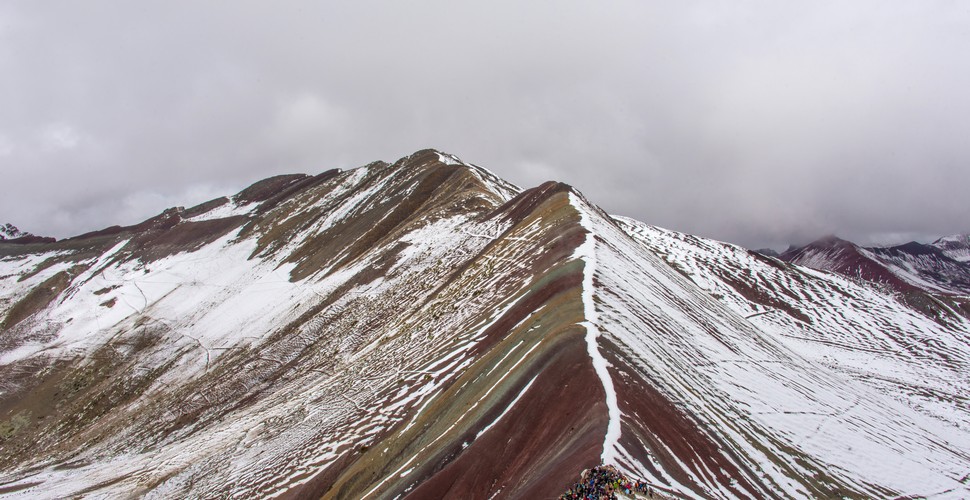 A Snowy Rainbow Mountain!