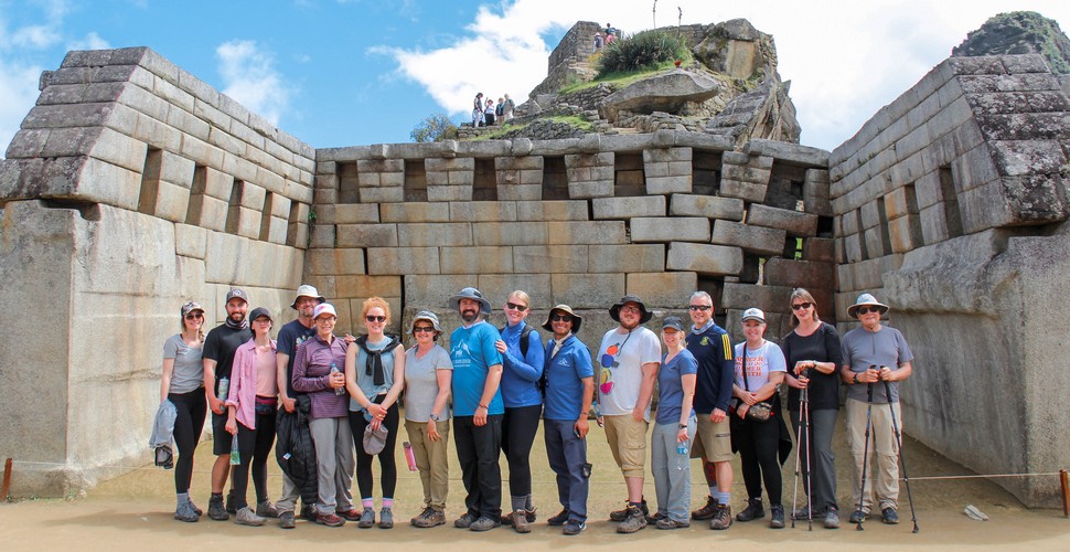 Tour Group on Machu Picchu Tour Packages