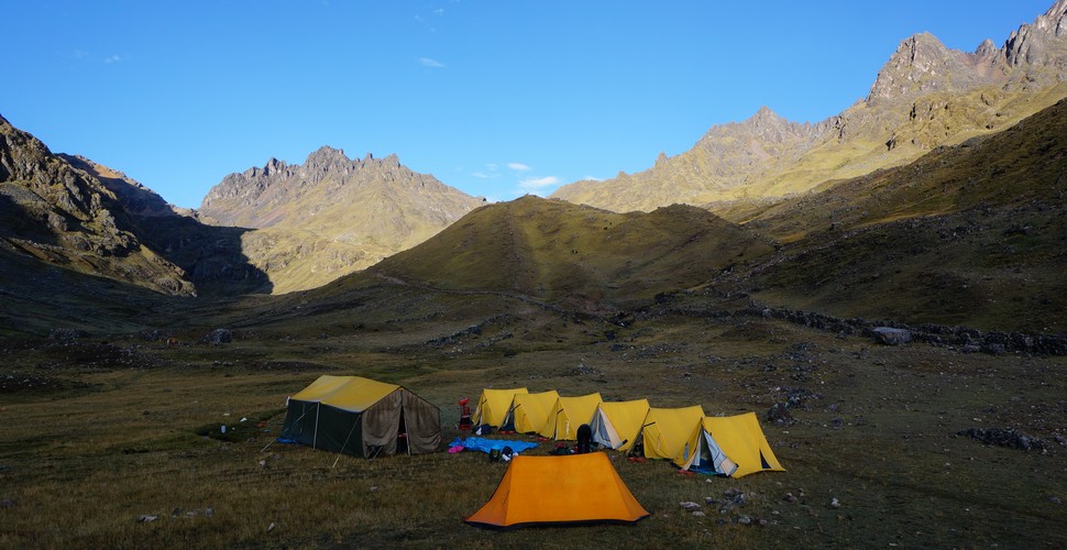 Campsite on The Lares Trek