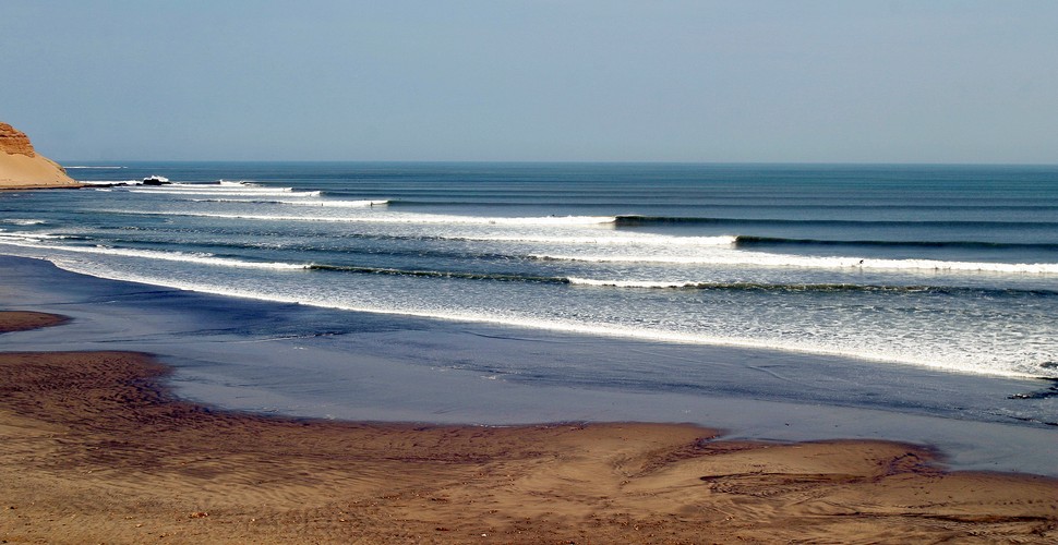 Chicama Wave in the North of Peru