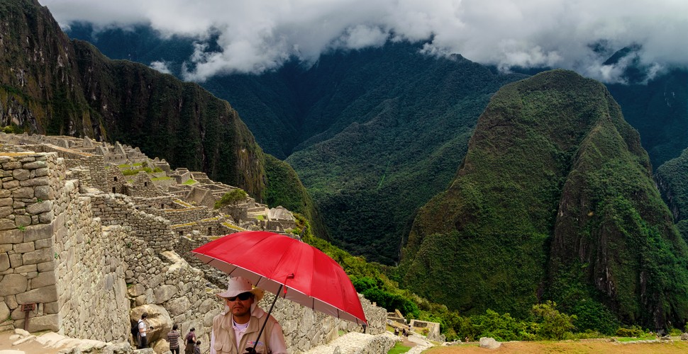 Cloudy Machu Picchu