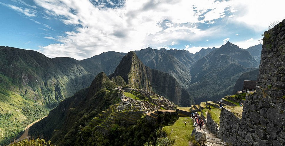 The Panormaic Section of Machu Picchu