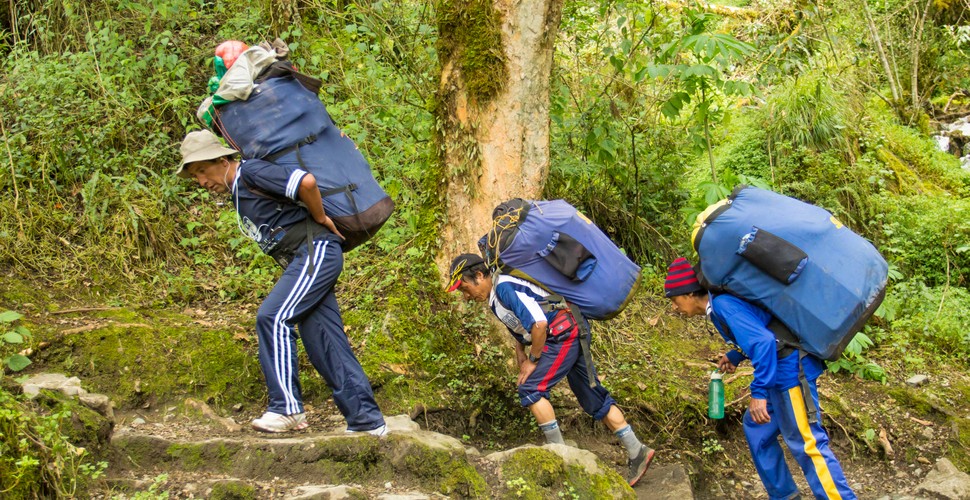 Porters on The Inca Trail