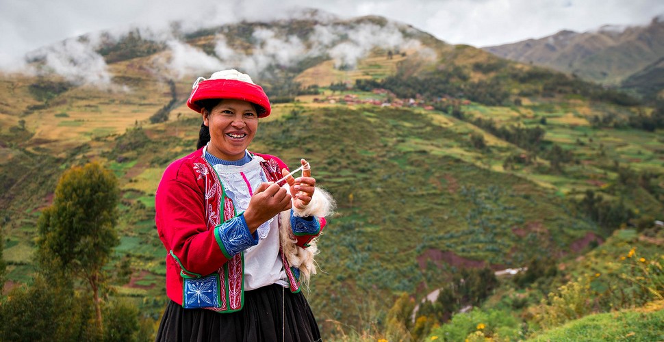 The remote communitie in the highlands of Cusco.