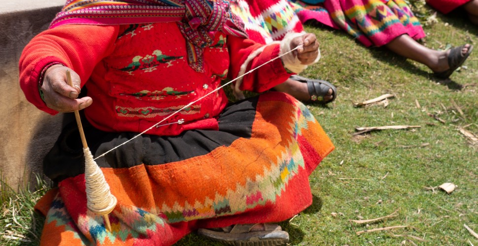 Weaving is An Ancient Traditional in The Andes