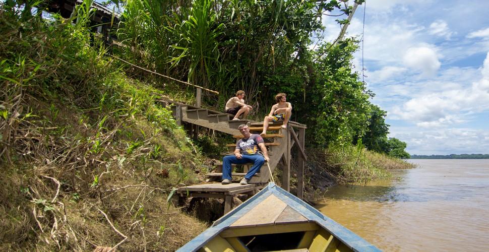 The Tambopata National Reserve. at a magical Madre de Dios lodge in the Amazon Rainforest