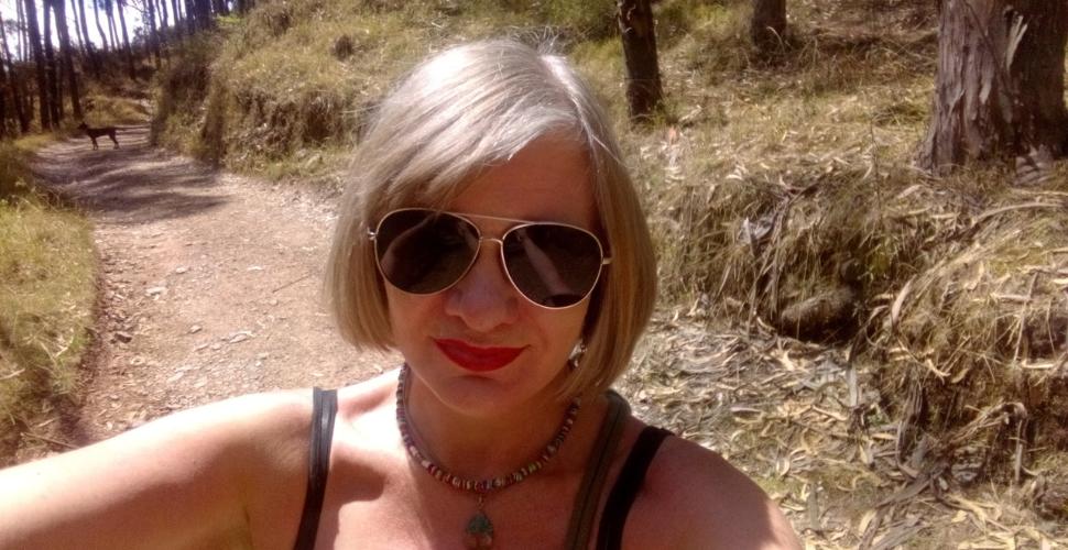 Claire hiking in Cusco