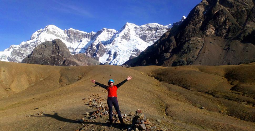 Claire on the Ausangate trek